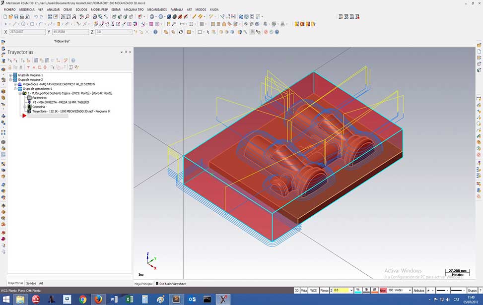 mecanitzats de fusta en 3D